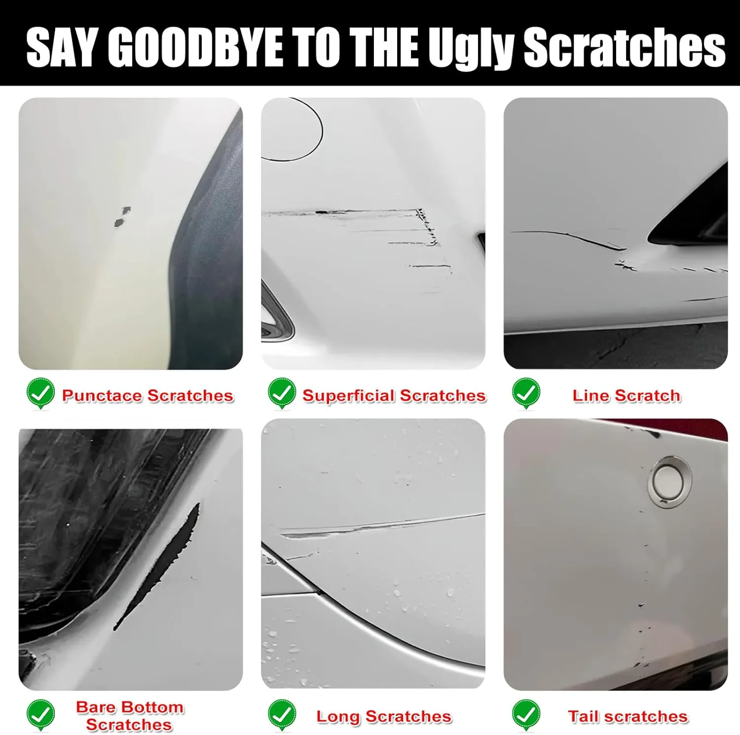 Car Touch Up Paint(Atomic Silver(1J7)) for Lexus, Car Paint Scratch Repair Kit, Quick & Easy Solution to Repair, 2 in 1 Scratch Remover Pen with Color-Matched