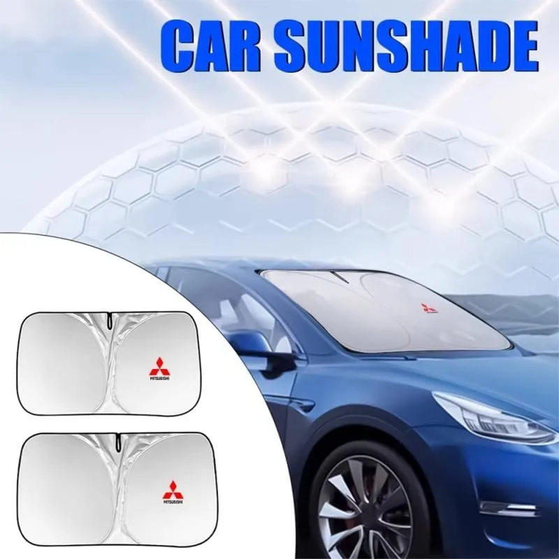Car Windshield Sunshade for Mitsubishi Eclipse 2009-2011, Block UV Rays Sun Visor Protector, Front Window Sunshades, Windscreen Sunshade,B 145CM