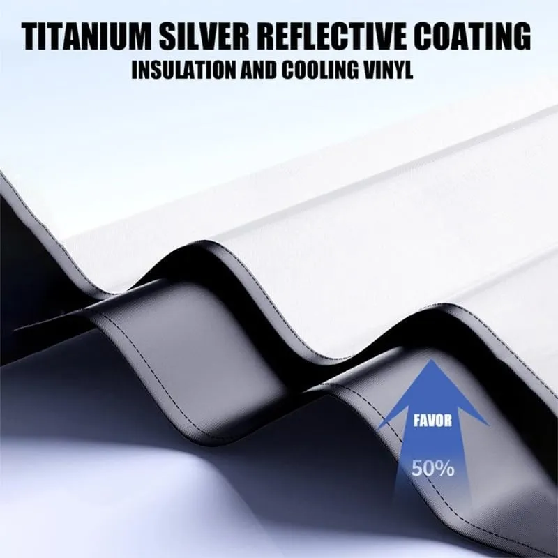 Car Windshield Sunshade for Mitsubishi Eclipse 2009-2011, Block UV Rays Sun Visor Protector, Front Window Sunshades, Windscreen Sunshade,B 145CM