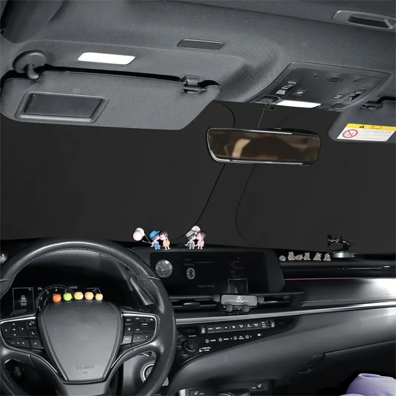 Car Windshield Sunshade for Mitsubishi L200 Double Cab 2019-2023, Block UV Rays Sun Visor Protector, Front Window Sunshades, Windscreen Sunshade,A 140CM