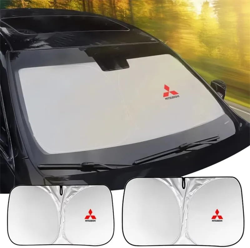 Car Windshield Sunshade for Mitsubishi Xpander 2021-2023, Block UV Rays Sun Visor Protector, Front Window Sunshades, Windscreen Sunshade,B 145CM