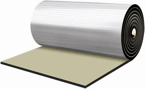 Car Heat Sound Deadening Insulation Mat, Sound Deadener & Heat Insulation Pad for Auto Hood Engine Roof Door and Trunk - 197mil 21.6sqft - 40 Inch x 40 Inch - 2PACK, Aluminum Foil
