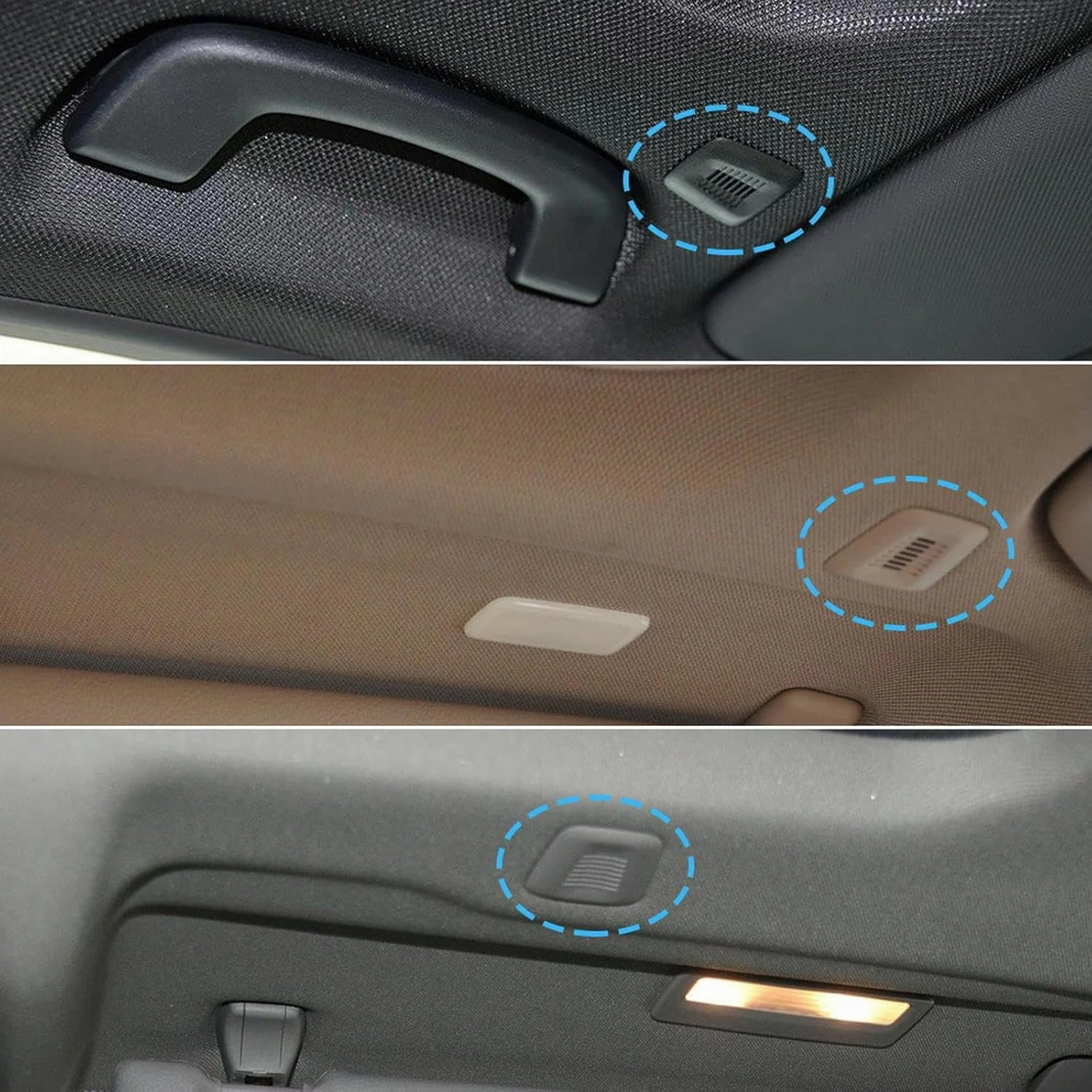 Car Interior Roof Dome Microphone Cover Trim Panel for BMW 5 6 X3 X4 Series F30 F32 F07 F10 F15 F16 F12 F25 F49 G20 G30 G31 G01