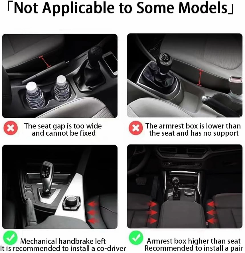 Car Seat Gap Storage Box for Mini Clubman R55 F54 2010 2011 2012 2013 2014 2019 2020 2021 2022 2023, Car Storage Box Seat Gap Storage Box Car Clamp Storage Bag Neat Car Supplies