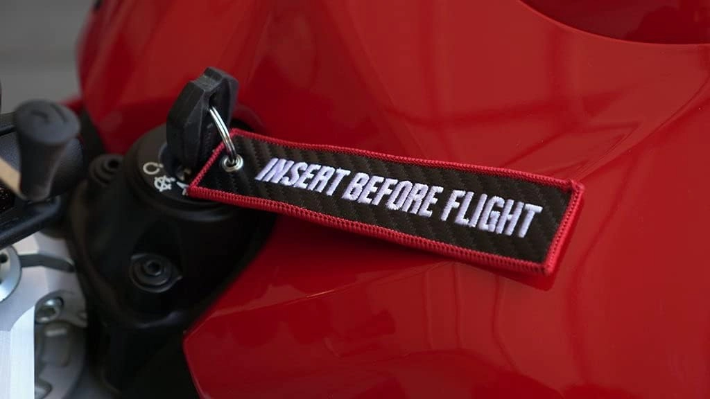 Carbon Moto Gear Motorcycle Keychains