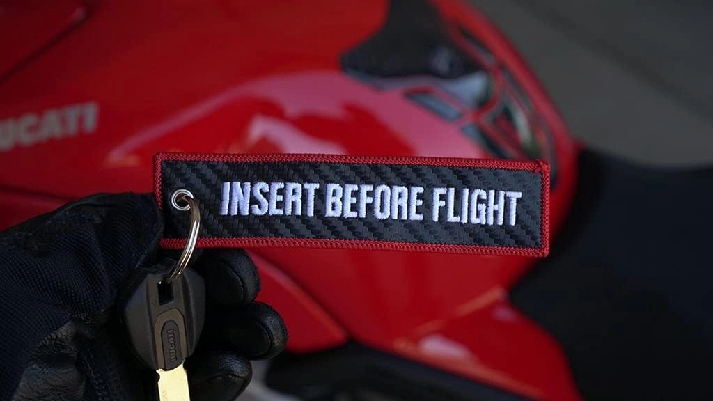Carbon Moto Gear Motorcycle Keychains