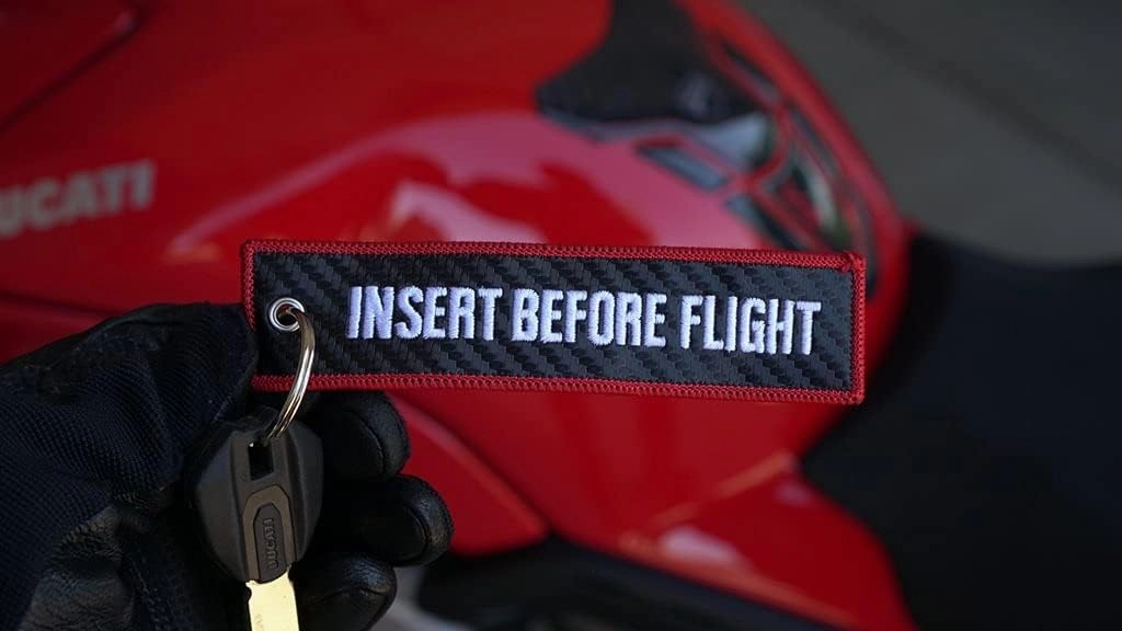 Carbon Moto Gear Motorcycle Keychains