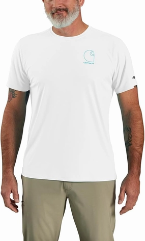 Carhartt Men's Force Sun Defender™ Lightweight Short-Sleeve Logo Graphic T-Shirt
