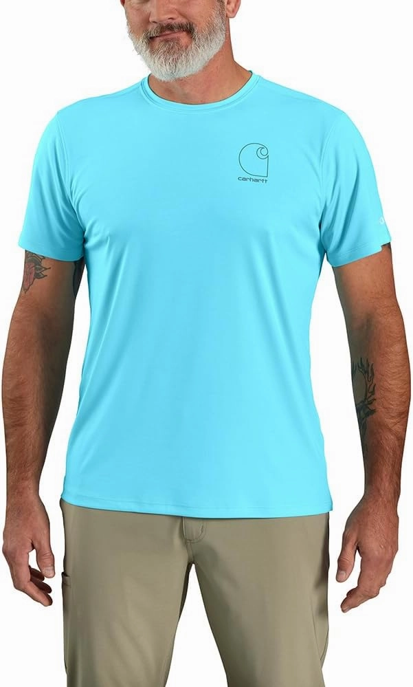 Carhartt Men's Force Sun Defender™ Lightweight Short-Sleeve Logo Graphic T-Shirt