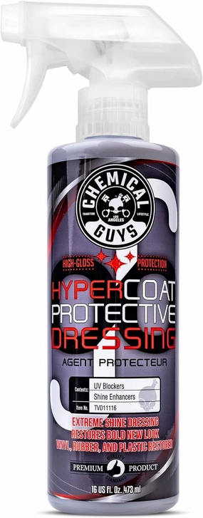 Chemical Guys TVD11116 G6 HyperCoat High Gloss Coating Protectant Sprayable Dressing (Works on Vinyl, Rubber, Plastic, Tires and Trim) Safe for Cars, Trucks, Motorcycles, RVs & More, 16 fl oz