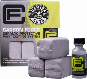 Chemical Guys WAC232 Carbon Force Ceramic Protective Paint Coating System, Includes 1 Carbon Force (1 fl oz), 3 MircoSuede Applicators