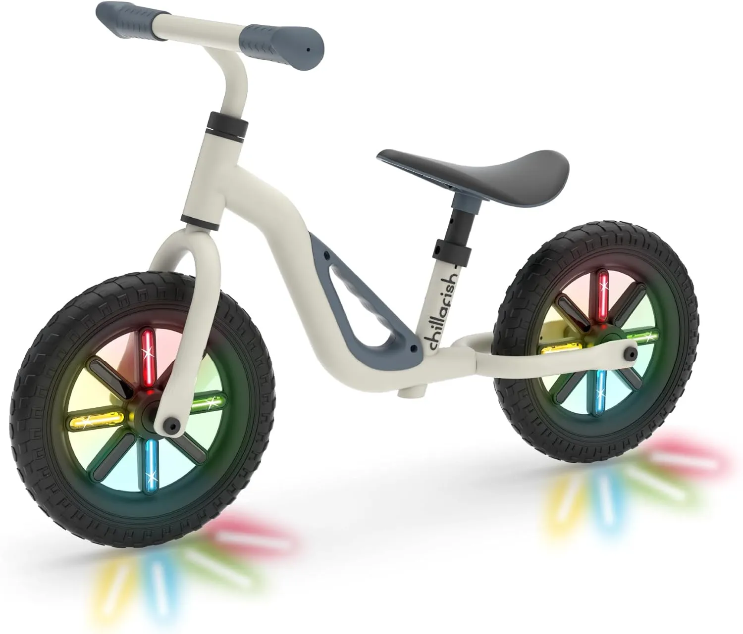 Chillafish Charlie Toddler Balance Bike, Lightweight 10-Inch Bike for Boys & Girls 2 to 4 Years Old, Adjustable Seat, Carry Handle & No-Puncture Tires