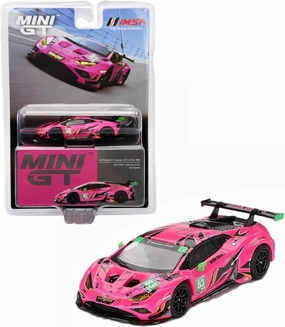 Collectibles Diecast Model Car Compatible with Mini GT 1:64 Lamborghini Huracan GT3 EVO2#83 Iron Dames 2023 IMSA Daytona 24 Hrs Limited Edition MGT00772