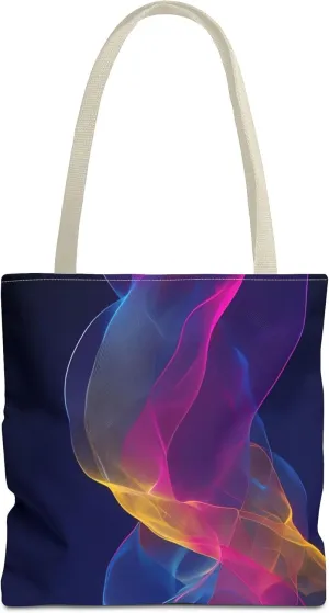 Colorful Abstract Tote Bag, Stylish Shopping Bag, Reusable Groceries Bag, Beach Day Tote, Art-Inspired Handbag