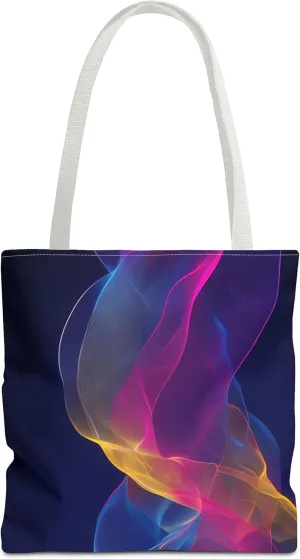 Colorful Abstract Tote Bag, Stylish Shopping Bag, Reusable Groceries Bag, Beach Day Tote, Art-Inspired Handbag