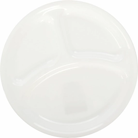 Corelle Livingware 10.25" Divided Dish - Set of 6 - Divided Plate, Dishwasher & Microwave Safe