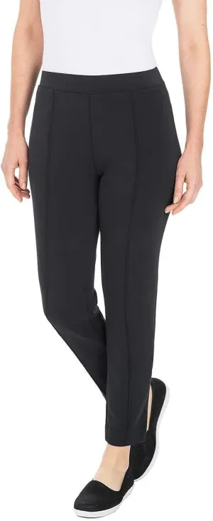 Dalia Ladies' Lightweight Pull-On Pant (Black, Small)