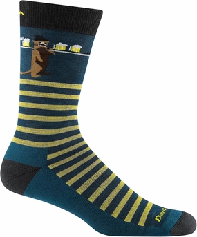 Darn Tough Men's Wild Life Crew Lightweight with Cushion Sock (Style 6096) -