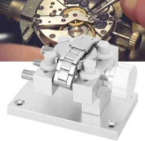 DAUERHAFT Watch Case Opener, Large Watch Case Vise Watch Holder Watch Repairing Tool for Watch Back Case Opening Battery Changing