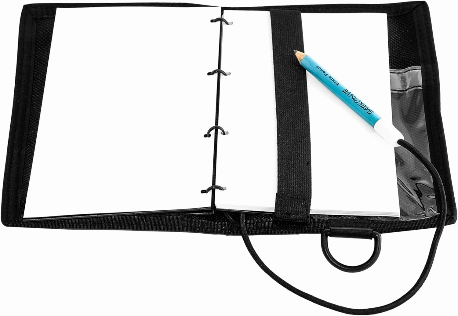 Deluxe Underwater Notebook - Waterproof, Tear-Resistant Paper & Pencil - For Scuba Diving and Water Activities