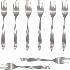 Design 2 / Design II 18/8 Stainless Steel Dinner Fork (Set of Eight)