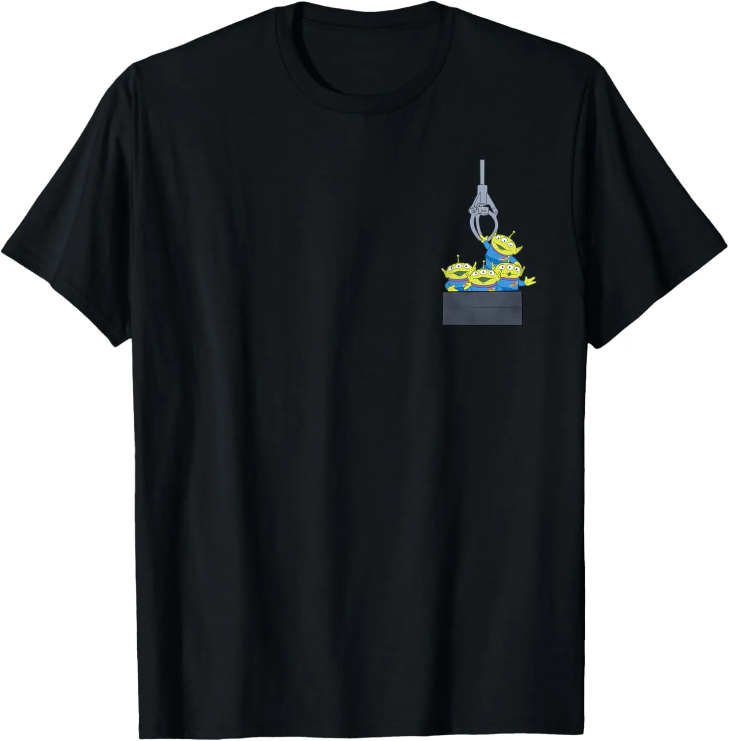 Disney Pixar Toy Story Aliens Claw Machine Pocket T-Shirt
