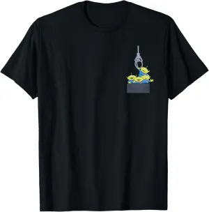 Disney Pixar Toy Story Aliens Claw Machine Pocket T-Shirt