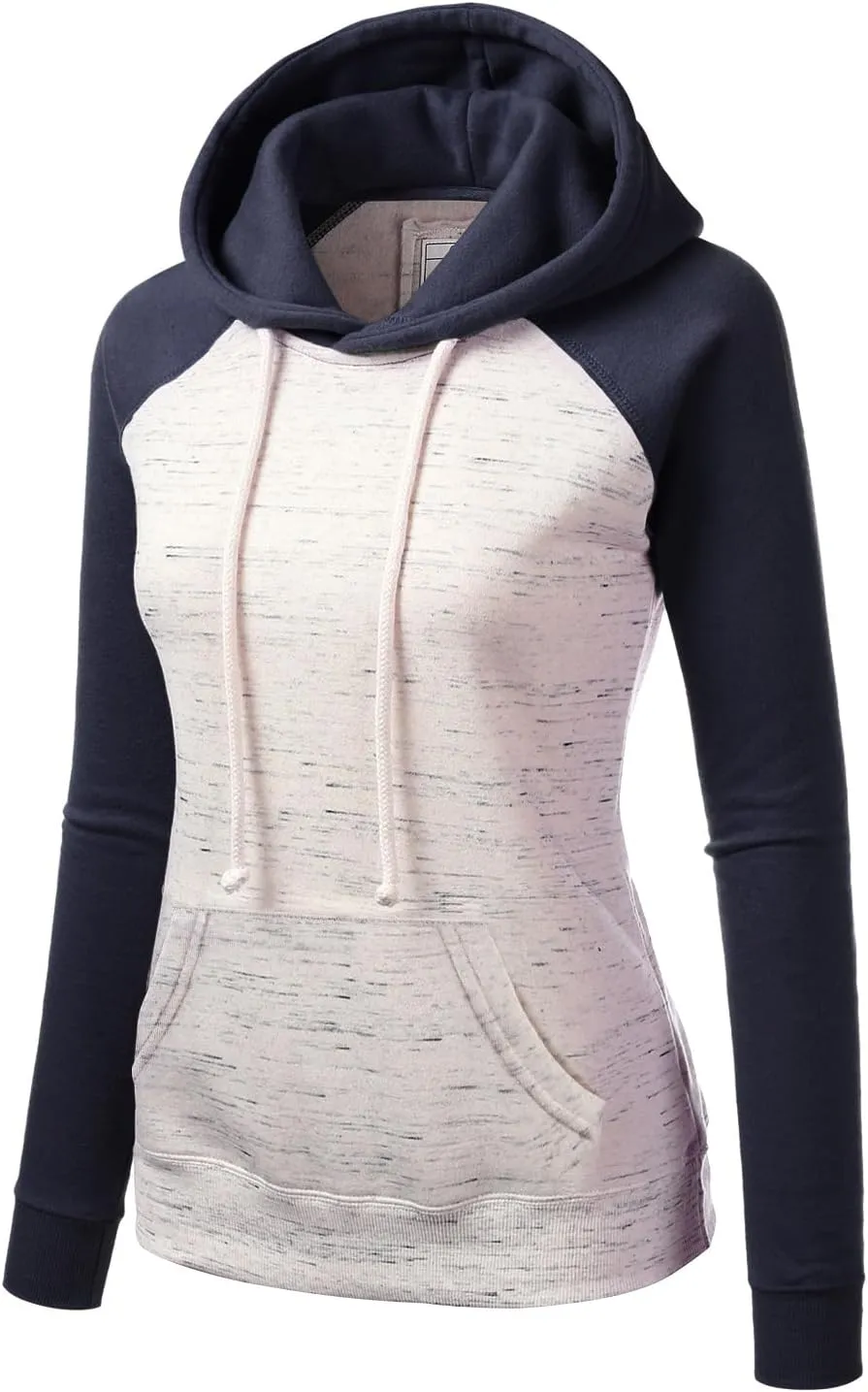 DOUBLJU Basic Lightweight Pullover Sweater Top Essential Comfy Casual Hoodie Sweatshirt for Womens Clothes with Plus Size