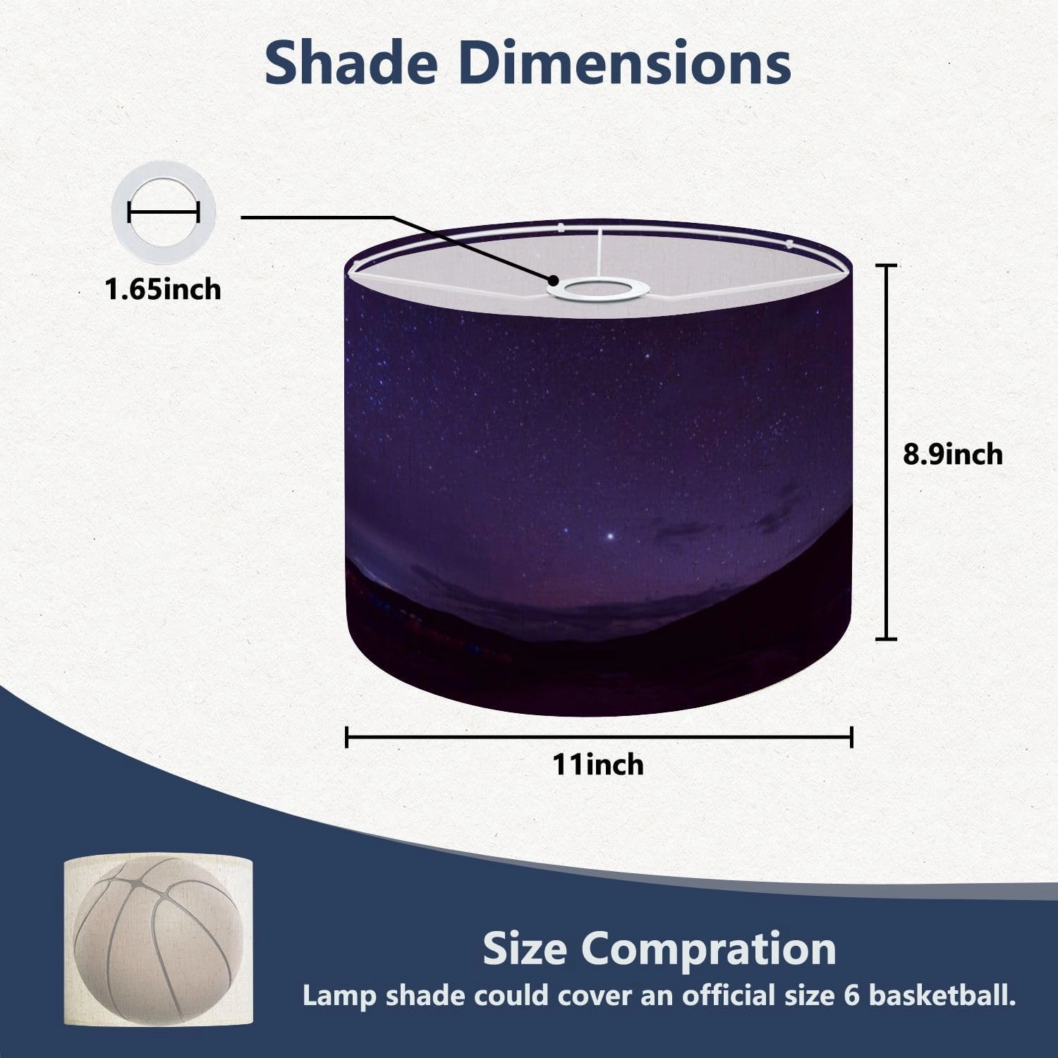 Drum Lamp Shades Plateau scenery Canyon cenery Mountain Lamp Shade for Floor Lamps Table Lamps Pendant Light 11"x8.9" Linen Replacement Large Lampshades
