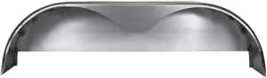 Durable 2-Pack Smooth Aluminum Tandem Teardrop Fenders for Double Axle Trailer - 68”L x 9”W x 18”H | .063 Thickness with Fender Backs for Enhanced Trailer Protection & Style