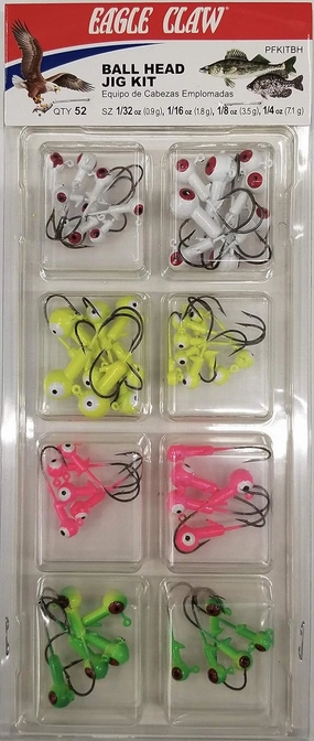 Eagle Claw JIG Head KIT Ball Head
