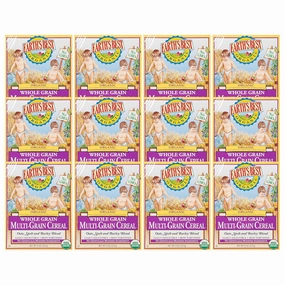 Earth's Best Organic Baby Food, Organic Whole Grain Multi-Grain Baby Cereal, Non-GMO, Easily Digestible and Iron Fortified Baby Food, 8 oz Box (Pack of 12)