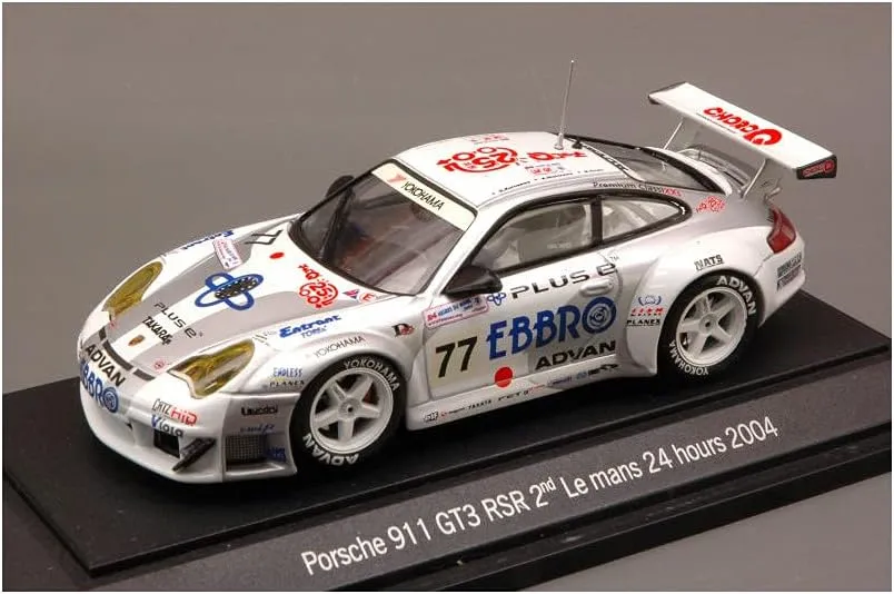 Ebbro 1/43 Porsche 911GT3 RSR LM2004# 77 43600