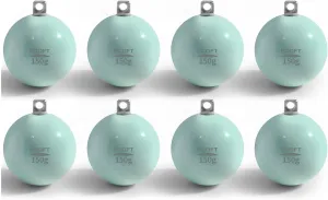 ECOFT Lead Free Fishing Weights Sinkers 20g-200g Coated Egg Sinkers Cannonball Weights Assorted Sizes Bag and Fishing Weights Assortment Box Non-Lead Fishing Weights Saltwater Freshwater