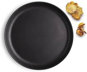 Eva Solo | Plate Ø21cm Nordic Kitchen | Dishwasher-safe, Freezer-safe, Ovenproof & Microwave-safe | Danish Design, Functionality & Quality | Suitable for everyday use | Set of 4 | Black