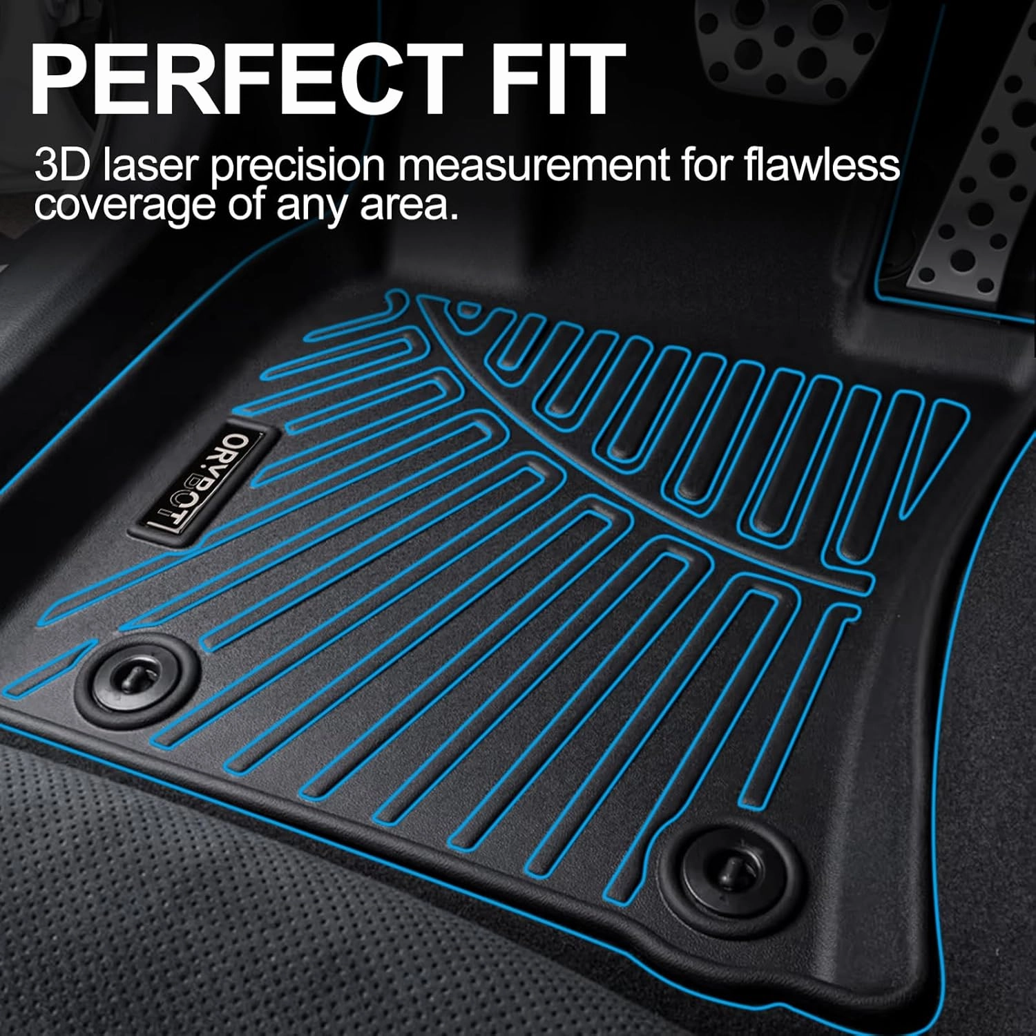 Floor Mats & Trunk Mat Fit for 2024 2025 Lincoln Nautilus,All Weather Protection TPE, Anti-Slip Floor Mats & Cargo Liner for 2024 2025 Lincoln Nautilus Accessories