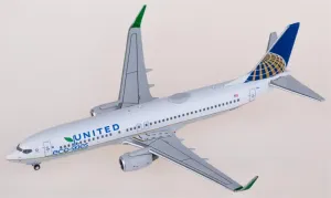 FloZ for C Model for United Airlines for Boeing 737-800 N76516 1:400 Airplane Pre-Built Model