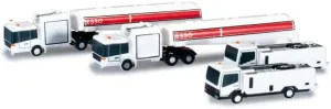 FloZ for Herpa Airport Accessories Tank and Lavatory Truck setContent 4 Pieces 1:500 Accessories Pre-Built Model