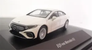 FloZ for herpa for Mercedes for Benz for S-Class Sedan for EQS White 1/87 Truck Pre-Built Model