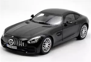 FloZ for NOREV for Mercedes for Benz for GTS for AMG 2018 Black 1:18 Car Pre-Built Model