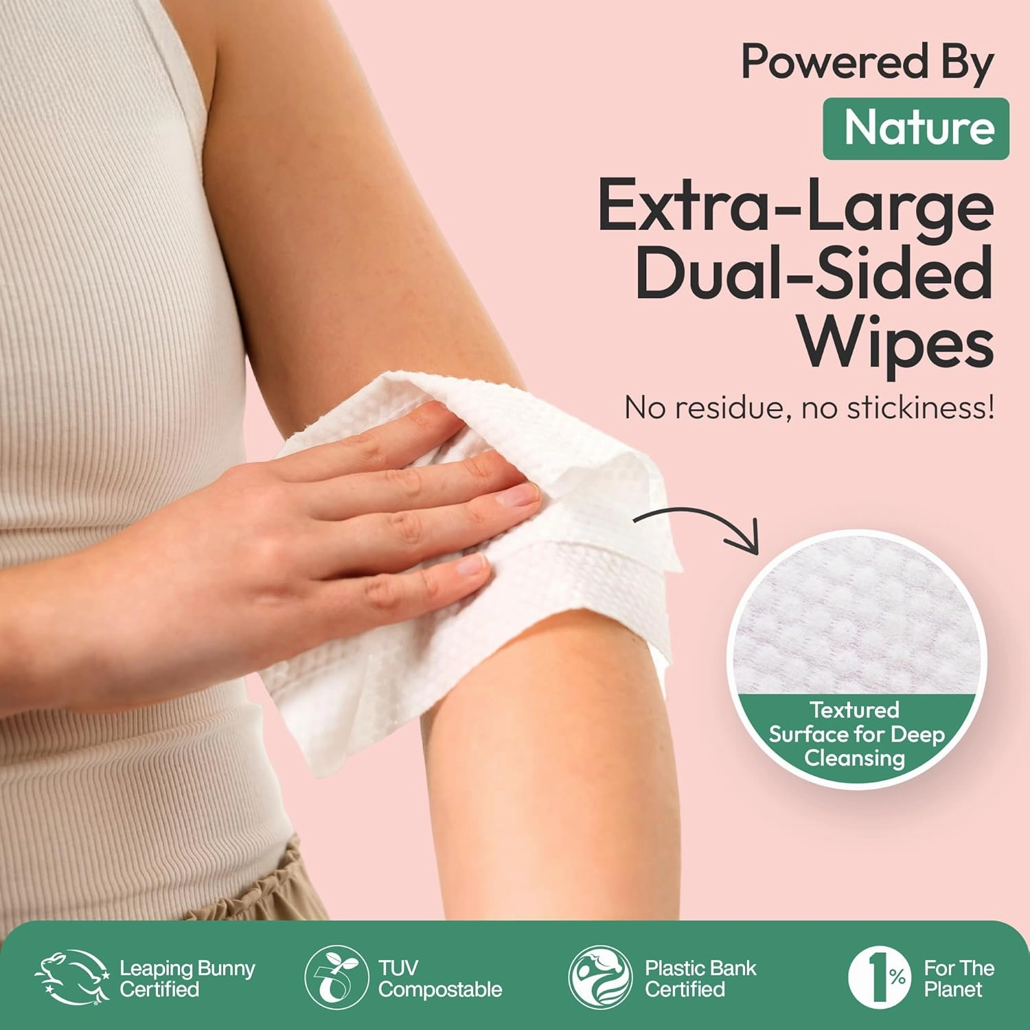 FOMIN Travel Deodorant Wipes - 50 Count - Variety Pack - pH Balanced, Hypoallergenic Mini Deodorant Wipes For Women and Men - Plastic-Free, Individually Wrapped Underarm & Body Wipes