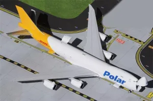 for GeminiJets Polar AIR Cargo for DHL for Boeing 747-8F N853GT 1:400 Aircraft Pre-Built Model