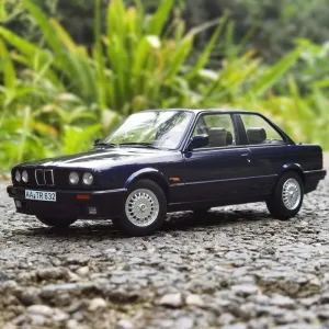 for NOREV for BMW for 325i for 3 Series 1988 Metallic Blue 1:18 Truck Pre-Built Model