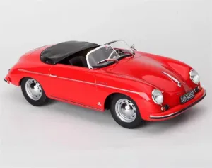 for Norev for Porsche for 356 for Speedster 1954 Red 1:18 Car Pre-Built Model