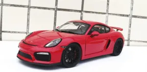 for Schuco for Porsche for Cayman red 1/18 DIECAST Truck Pre-Built Model
