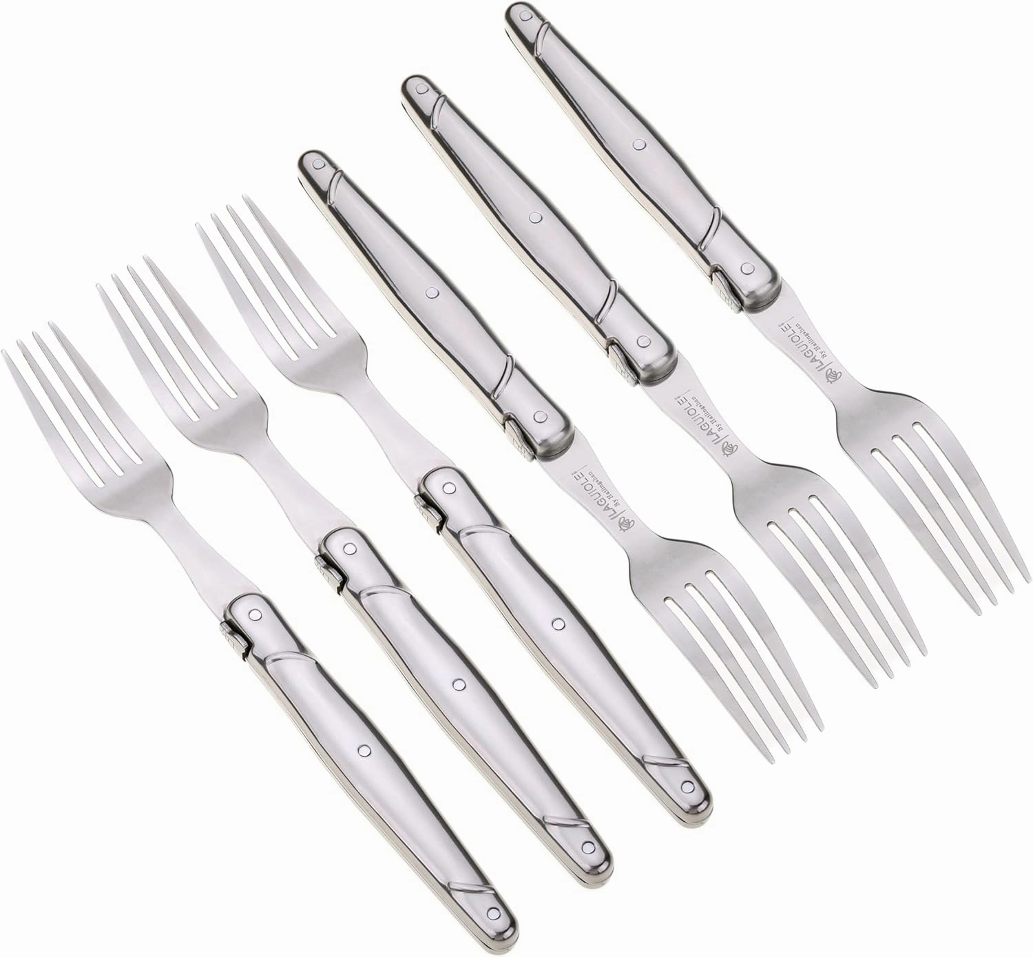 Forks Set of 6 Light Premium Dishwasher Safe Stainless Steel Flatware Silverware with Gift Box