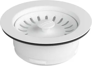 Franke WD-900 Colorline 4-1/2" Wide Garbage Disposal Flange Kit - Polar White