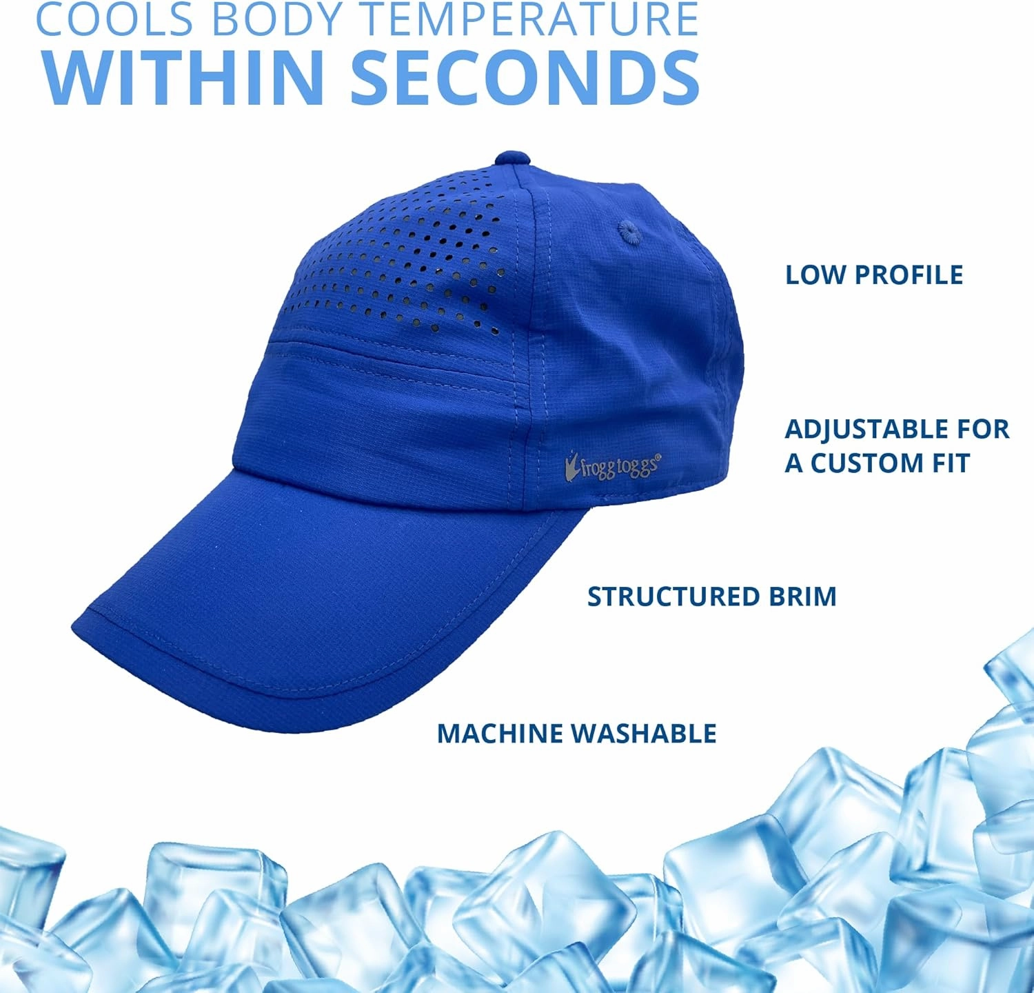 FROGG TOGGS Chilly Pro Hat, Instant Cooling and Sun Protection