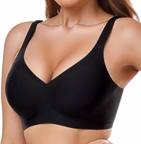 Gailife Smooth Wireless Bras for Women No Underwire Comfort Seamless Supportive Bra Raceback Push Up Bralettes Full Coverage