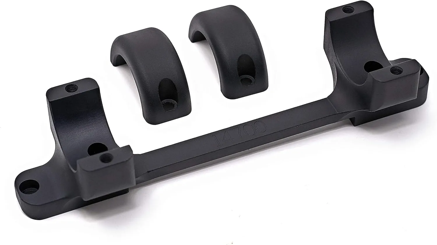 Game Reaper Remington 700-Short Action-Low Mount (Black, 1 inch)